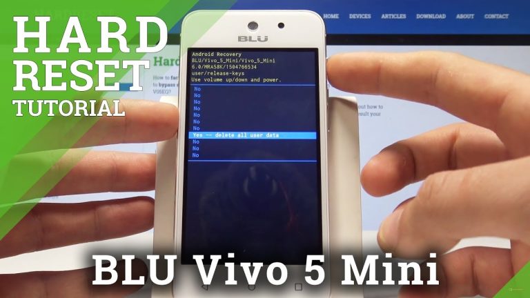 ¡Descubre cómo reiniciar tu Blu Vivo 5 Mini en simples pasos!