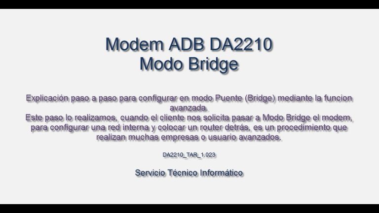 Descubre cómo configurar el modem ARNET DA 2210 para una conexión rápida y estable